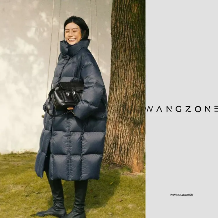 WANG ZONE｜“暖绒大被子”一件过冬刚需95白鹅绒经典长款立领羽绒服
