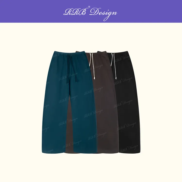 RRB Design 「舒适为主」新疆长绒棉定染松紧腰加厚百搭卫裤
