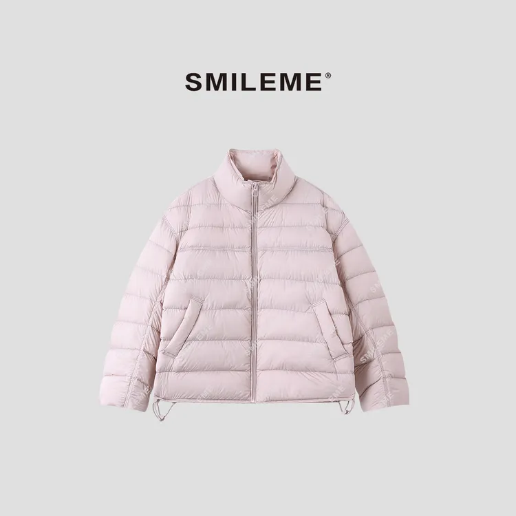 SMILEME【猫和绒线球】冬季90白鸭绒百搭保暖加厚羽绒服MA03425411