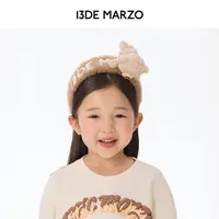 13DE MARZO 女童2025秋冬新款毛绒玩偶发箍甜美可爱发饰专柜同款