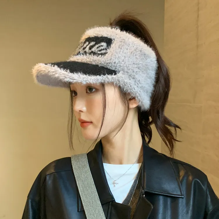 跑步帽子女秋冬运动户外防风保暖护耳包头帽马尾空顶帽防寒帽冷帽