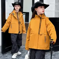 女童三合一冲锋衣2025新款秋冬中大童洋气时髦女孩连帽外套冲锋衣