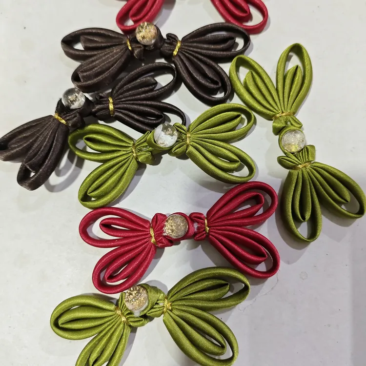 旗袍盘扣国潮中式连衣裙手工装饰传统纽扣服饰汉服轻奢定制款