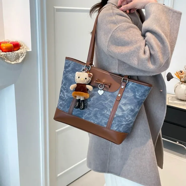 复古高级感大容量腋下包包2025新款时尚通勤单肩包外出上班托特包