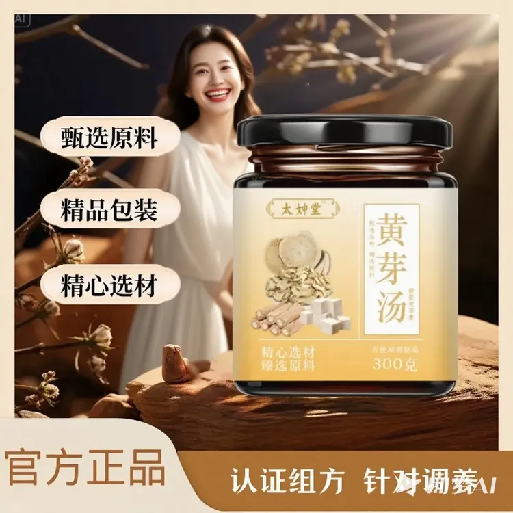 黄芽汤麦芽谷芽独立包装即冲即饮自然优质食材配比