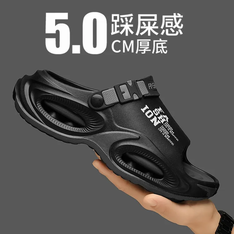凉鞋2025新款拖鞋踩屎感户外两穿凉拖鞋男外穿沙滩鞋室内一字拖鞋