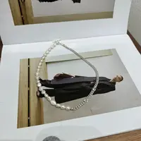 合金仿珍珠项链 ZM25年新款复古拼接气质款设计款百搭项链