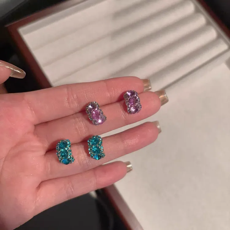 合金耳饰 金色爱心/水滴/铃铛日韩自然耳夹法式网红小众精致