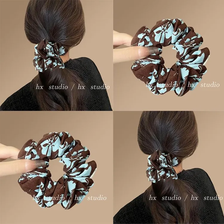 大肠发圈大号发圈头绳发饰发圈超大蓬松洋气大肠圈头花发圈上档次