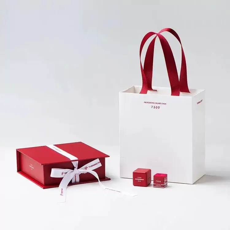 TP7500出格红巧克粉适用于中式黑八九球斯诺克油性磁吸设计