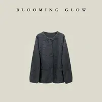 BlOOMING GLOW孔孝珍口袋大开衫 羊绒羊毛拉毛 开衫外套 可搭套装