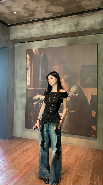 2025夏季新款时尚打底一字肩性感辣妹修身不规则洋气休闲百搭上衣