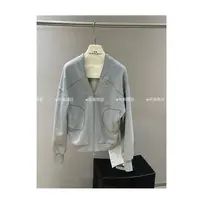 【媚儿穿搭】随意小众松弛落肩廓形卫衣开衫