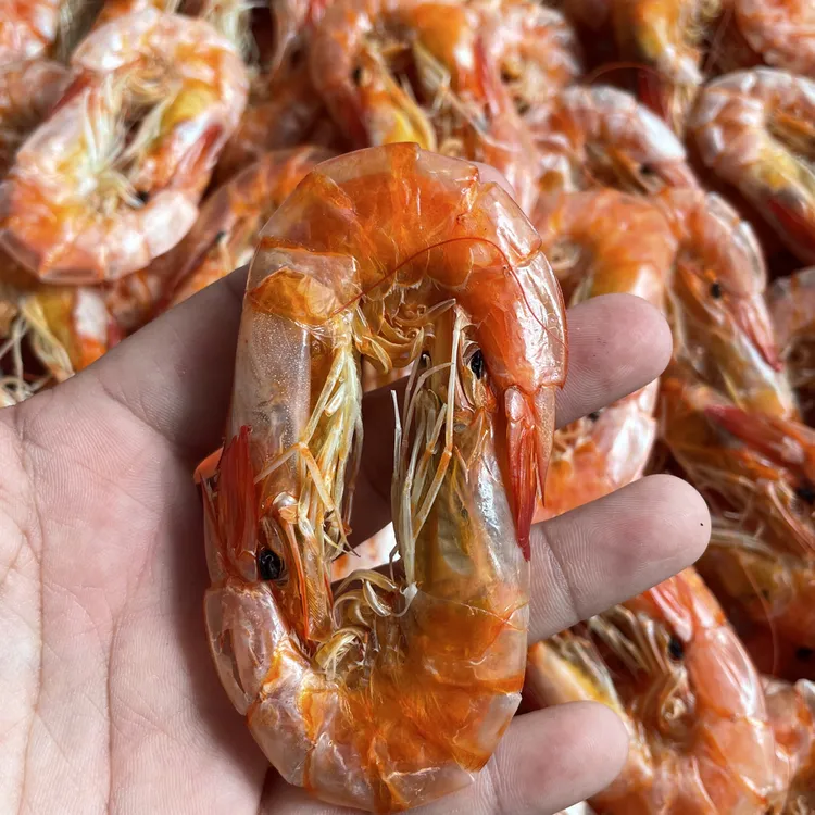 开袋即食烤虾干海鲜零食淡干海虾干货