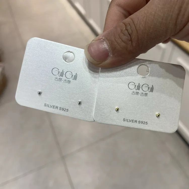 925银耳饰 01950 古丽品牌新款s925纯银1mm迷你耳钉养耳耳骨钉