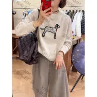 XMM.《Hy斑点狗绵羊毛毛衣》秋冬款时尚百搭潮流洋气舒适绵羊毛毛衣