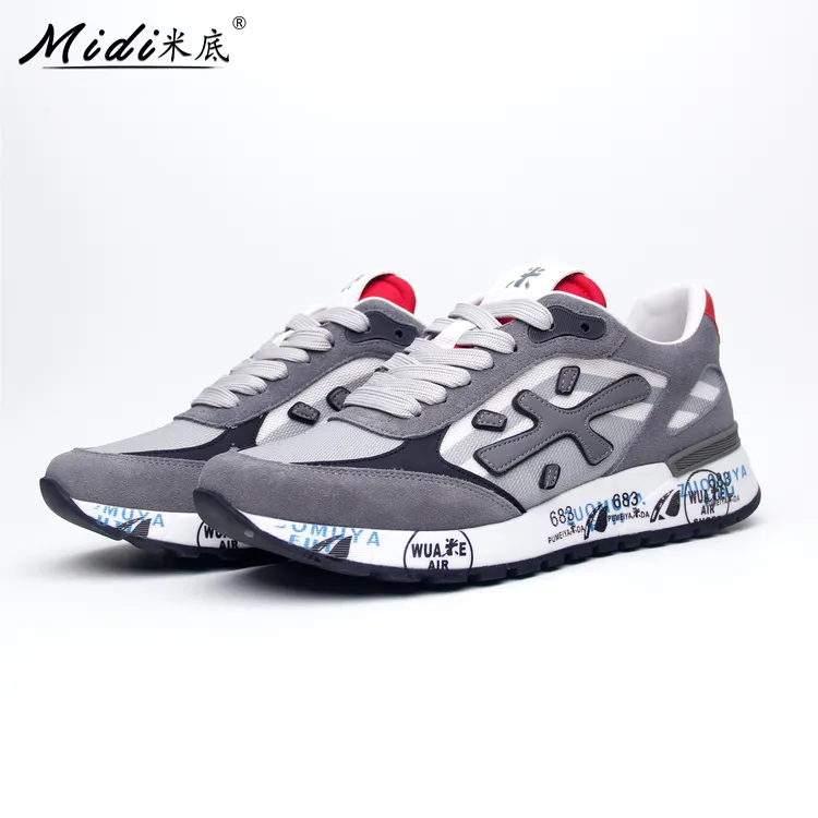 25年四季新款MiDi米底男士轻奢透气舒适时尚潮流软底百搭休闲鞋