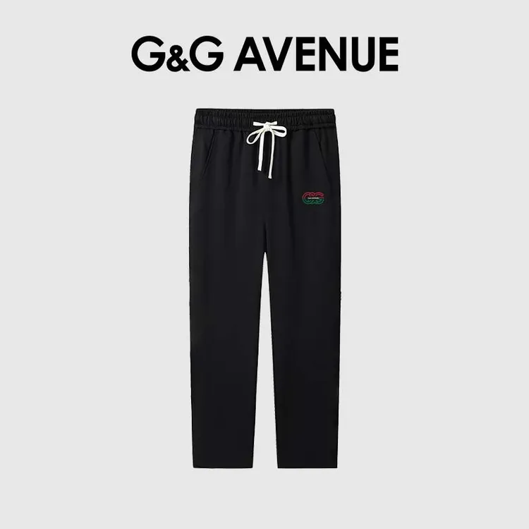 法国G&G AVENUE休闲裤男款爆款2025新款简约百搭时尚长裤直筒裤潮