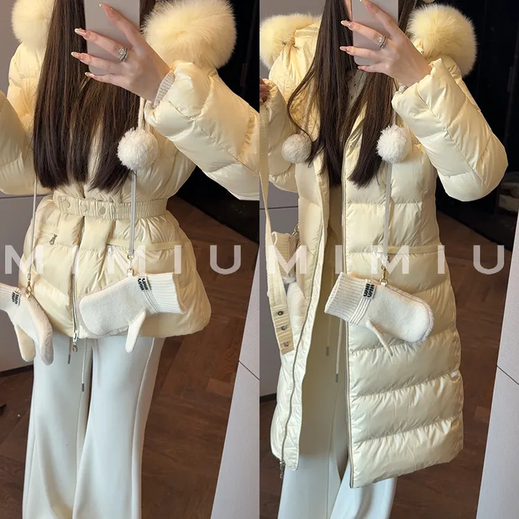 【mimius】P 可溯源三星安心羽绒 大毛领可收腰羽绒服 G11127