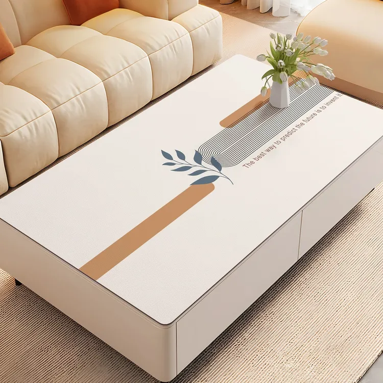 防烫免洗餐桌垫轻奢防水防油茶几垫隔热防烫耐磨桌面保护垫长方形