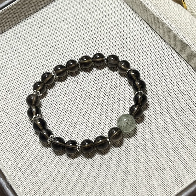 天然水晶茶晶手串