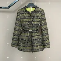 秋冬气质小香风设计师中长款羽绒服轻奢女 GS-58100