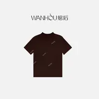 【C3740】绾后-新款欧货修身针织衫薄款半高领毛衣打底衫SS