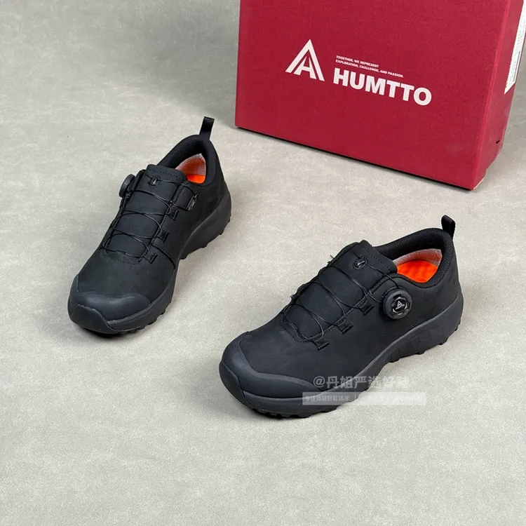 悍途徒步鞋男秋冬新款真皮耐磨软底减震防滑运动休闲鞋旋转扣男鞋