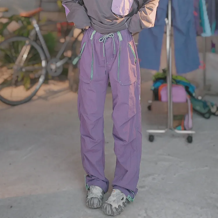 Sports Outdoor-2688轻量化户外秋款女生百搭长裤基础抽绳休闲裤