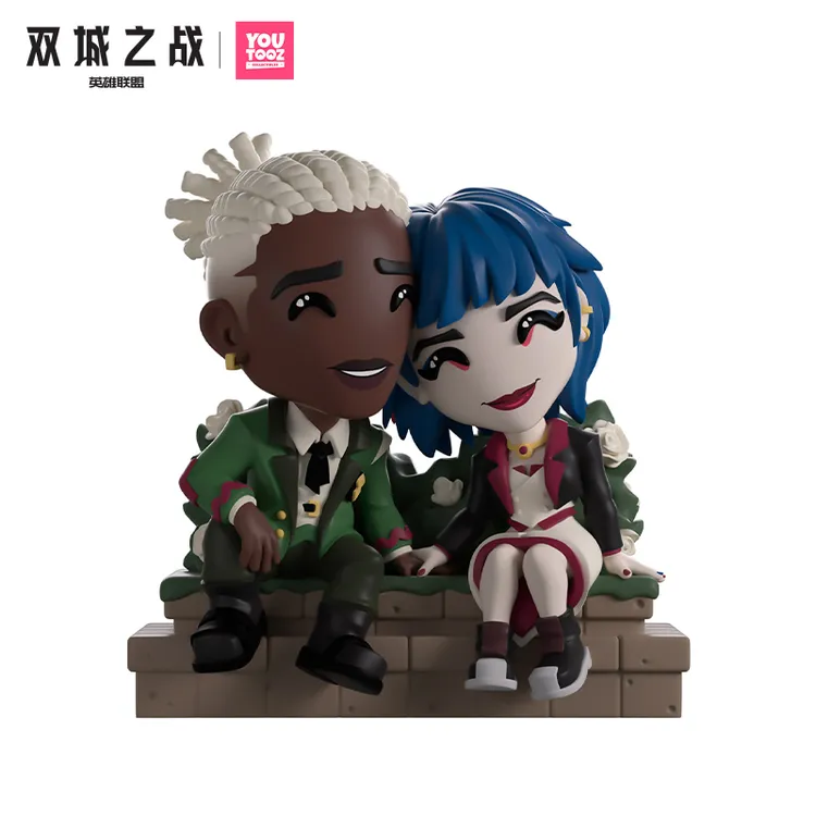 LOL英雄联盟 x Youtooz联名 艾克和爆爆手办桌面收藏摆件游戏周边