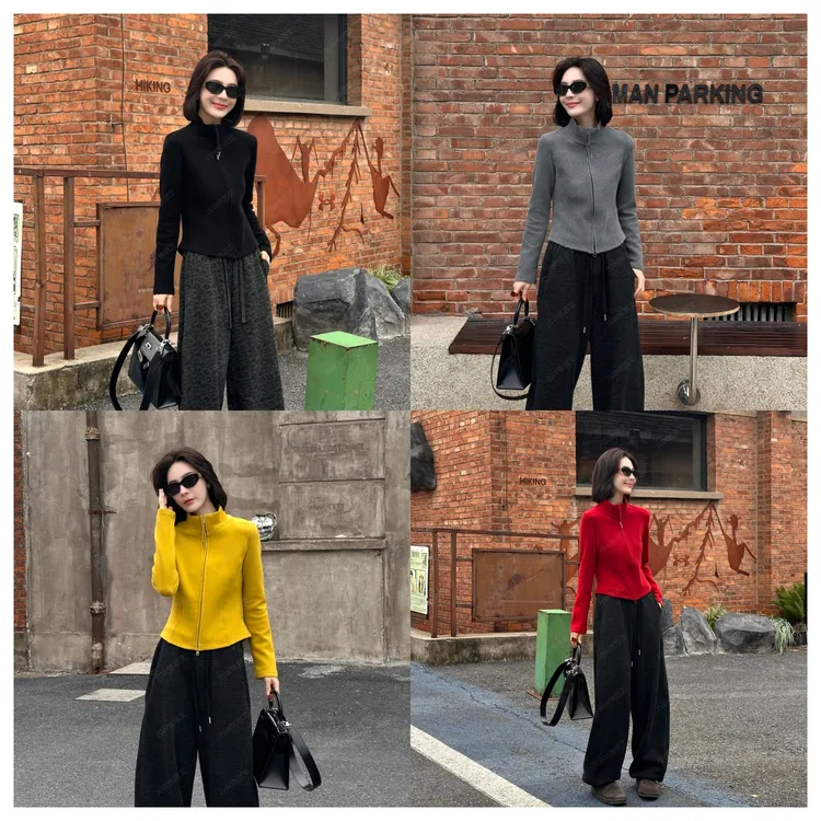 焦思文 冬季时尚休闲洋气显瘦百搭拉链开衫卫衣251125Y16