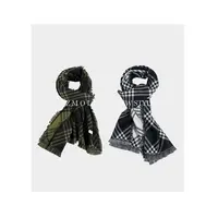 ZzMoLi征真 英伦风奢牌格纹围巾休闲百搭洋气披肩ZBP17376