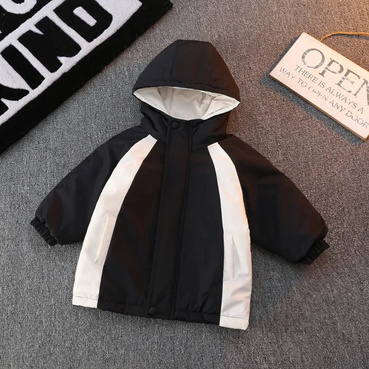 儿童外套春秋新款棉服男童宝宝秋冬季保暖休闲棉袄女童加厚冲锋衣