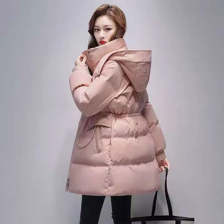 2025保暖中长款加厚女显瘦女装棉袄628
