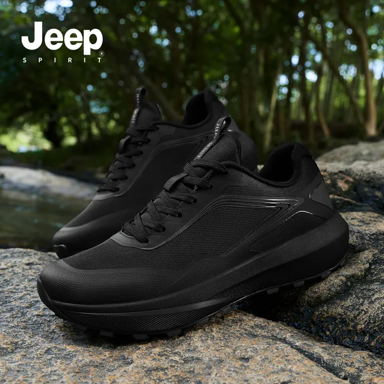 JEEPSPIRIT吉普男鞋开车专用鞋男款休闲跑步旅游鞋运动透气鞋子