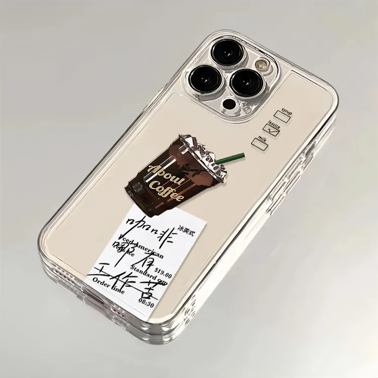 一杯苦咖啡适用苹果iPhone16promax14小米15华为P70手机壳太空MT