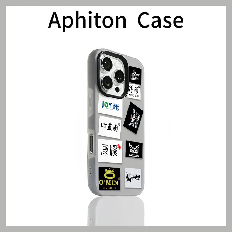 奥菲顿简约台球标签适用苹果17promax果冻二合一14/15/16手机壳13