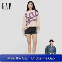 【成毅代言】Gap男女装2025秋季新款logo针织衫休闲上衣792255