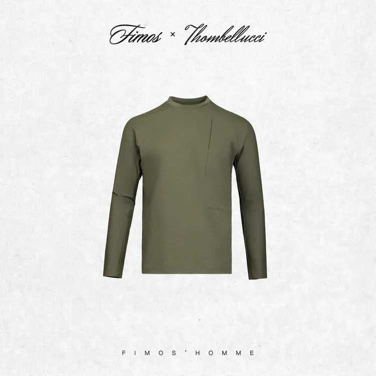 ★【S·F-TEX】秋冬新款都市通勤系列男士长袖内搭T恤 HT35