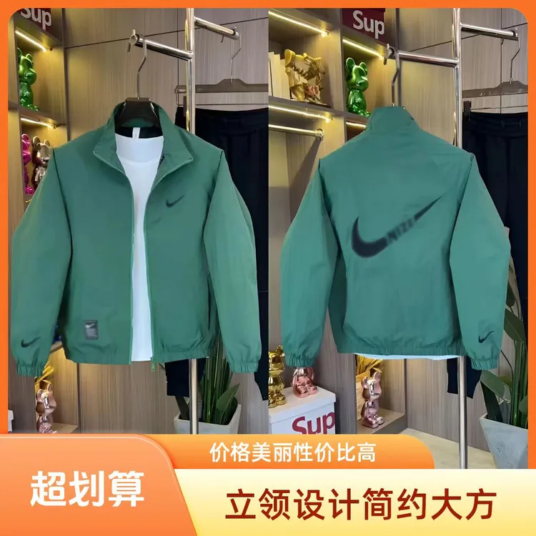 2025秋季新款潮流立领男女同款时尚运动休闲男士夹克爆款刺绣外套