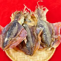 广西北海渔民船钓淡干血墨鱼煲汤食材4-6头
