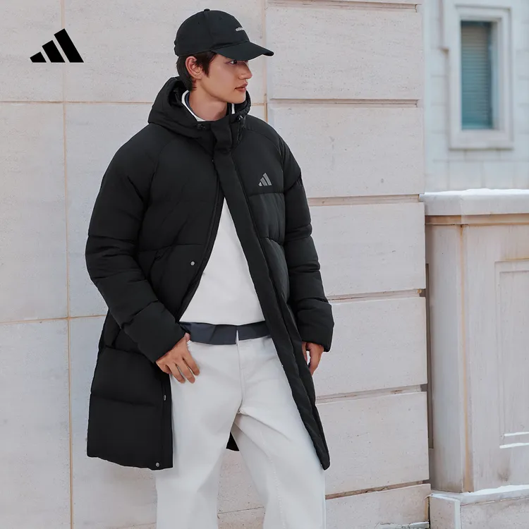 阿迪达斯官方男款连帽羽绒服SP V MID L DOWN JK KQ5514