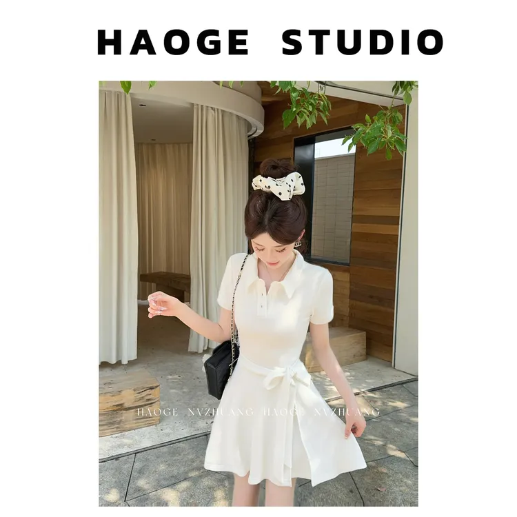 浩哥严选●夏日方程式X5LYQ0349A连衣裙预显瘦夏季设计感小众减龄