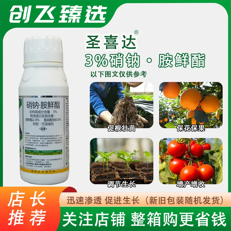 倍艾果 圣喜美颜 3%硝钠胺鲜酯蔬菜番茄植物生长调节剂通用农药