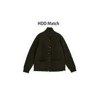 HDD- "慵懒自由" 羊毛 秋季粗线针织定制轻奢毛衣外套  Y8843