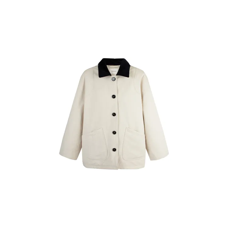 【星宇】3435冬季新款90鸭绒高货长绒韩系棉撞色翻领羽绒服外套CY