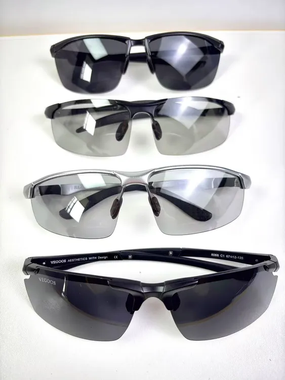 男士高清铝镁偏光太阳镜骑行运动防紫外线时尚护目镜