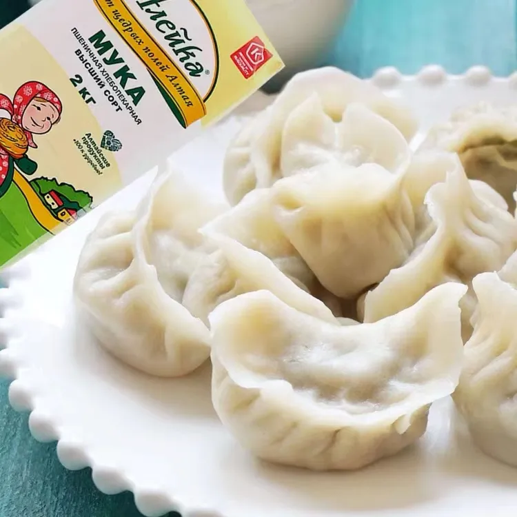 【2袋】俄罗斯原装进口艾利客小麦面粉饺子粉2KG