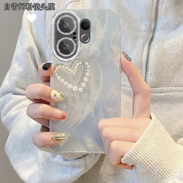 全包摄像头VIVOS30Promini手机壳羽纱珍珠爱心s30防摔软壳新款保