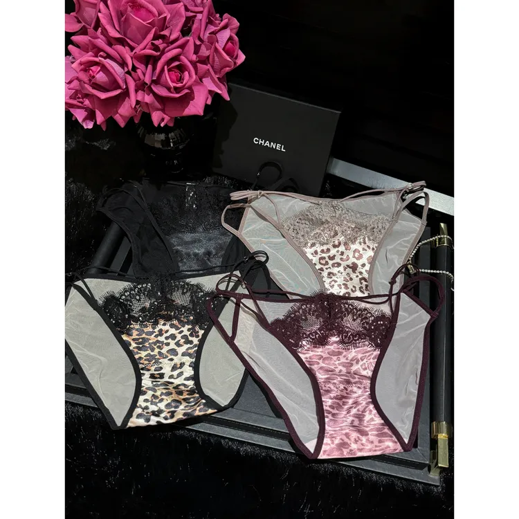 「LA」Loxie·冷欲交缠丨欲焰系列*御姐气质细带豹纹美腰内裤